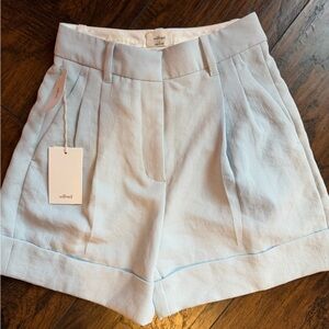 NWT Wilfred Labyrinth Shorts Heatwave Blue